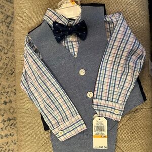 Nautica- 4 piece “suit”- New with Tags- size 12months